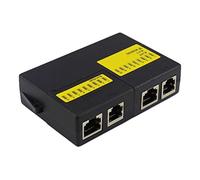 Generisch Testeur de câble réseau RJ45 RJ11 RJ12 CAT5 UTP LAN Détecteur de ligne téléphonique Outils de test à distance Réseau Mini testeur de câble