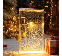 Generisch The Magic Snows Lamp, Snowtales, Night Street Lamps Night Street Lamp Christmas Snow Scene Light DIY Materials, Snow Scenery Night Light for Indoor Holiday Decorating (1 pièce)