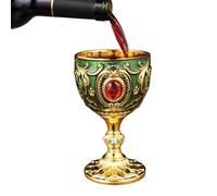 Generisch Verres à vin en métal européen vintage de 30 ml pour cocktail, tequila, vodka, brandy, sake, cuisine, bar, fête, vacances, mariage, anniversaire