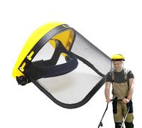 Generisch Visière visage | Masque de protection en maille de 25,4 cm | PP + fil métallique | Réglable et confortable pour le vin de jardin et le travail en plein air