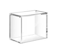 Generisch Vitrine transparente - Vitrine magnétique en acrylique transparent, housse de protection extra épaisse | Boîte de rangement réutilisable anti-poussière pour cartes, étagère à parfums, musée