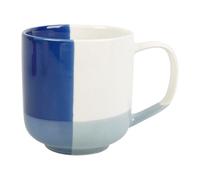 GENEVIEVE LETHU 536216 Mug 31 cl Porcelaine New bone - Gamme SONIA & ROBERT - Ø 8 cm H 9 cm - Coloris Bleu