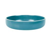 GENEVIEVE LETHU 536317 Assiette Creuse Modèle AEKI Ø 20,5 cm - Assiette à Soupe d'inspiration scandinave Bleu en Grés (Lot de 6)
