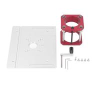 GENGUTOO Table de routeur, Base élévatrice en alliage d'aluminium, planche rabattable pour le travail du bois, pour Machine à tailler