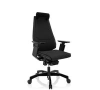 GENIDIA BLACK tissu - Siège de bureau haut de gamme Noir