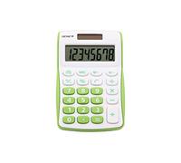 Genie 120 G Calculatrice de Bureau - Calculatrice 8 Chiffres Solaire et à Pile, Grand Écran LCD Incliné, Fonctions Pourcentage et Racine Carrée, Mémoire, Compacte pour Bureau, École et Maison