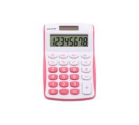 GENIE 120 P Calculatrice de Bureau - Calculatrice 8 Chiffres Solaire et à Pile, Grand Écran LCD Incliné, Fonctions Pourcentage et Racine Carrée, Mémoire, Compacte pour Bureau, École et Maison