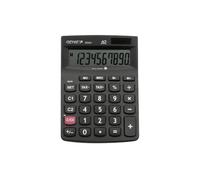 GENIE 205 MD Calculatrice de Bureau 10 Chiffres - Grand Écran LCD Incliné, Double Alimentation Solaire et Pile, Calcul TVA, Conversion de Devises, Pourcentage et Mémoire, Noir