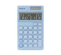 GENIE 212 B Calculatrice de Poche à 12 Chiffres avec Double Alimentation (Solaire et Batterie) Bleu