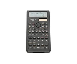 GENIE 82 SC Calculatrice Scientifique 240 Fonctions - Écran 2 Lignes 10 Chiffres, Solaire et Pile, Calculatrice Collège Lycée Études, avec Couvercle de Protection, Noir