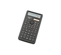 Genie 82 SC Calculatrice scientifique affichage 10 chiffres 2 lignes avec couvercle de protection Noir