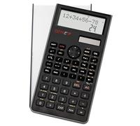 Genie 82 SC Calculatrice scientifique affichage 10 chiffres 2 lignes avec couvercle de protection Noir