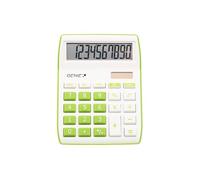 Genie 840 g 10 chiffres calculatrice de bureau avec double alimentation (solaire et batterie) Compact - Vert