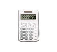 Genie Calculatrice 120 B 8 chiffres - Double alimentation - Design compact gris