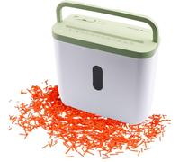 GENIE destructeur de documents 440 x 38 mm | Coupe à particules 4 x 38 mm | Niveau de sécurité P-4 | Silencieux 72 dB | Broyeur compact et mobile | Fonction marche/arrêt automatique | Protection