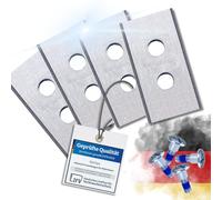Genisys Lame de Rechange Compatible avec MAMMOTION LUBA et Compatible avec YUKA Les tondeuses-Robots - Double Trou - LongLife - incassable [testé DIN en 50636]., pièce:24