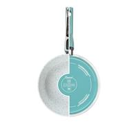 Genius Cerafit Revolution poêle 28 CM, céramique antiadhésive, poêle à frire sans avec couvercle en verre, poignée amovible, tous feux