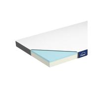 Genius Eazzzy Surmatelas, Classique, 200 x 220 cm, Hauteur 7 cm, H2 H3, surmatelas, orthopédique, pour Matelas et lit à sommier tapissier, en Mousse Gel, 200 x 220 cm, pour Personnes allergiques,