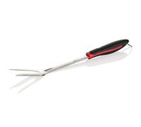 Genius Fourchette à viande XL pour barbecue - Noir (env. 42 cm) - Idéale pour retourner les aliments - Passe au lave-vaisselle