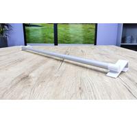 Genius Ideas Tringle à rideau instantanée 60-105 cm Ajustable PP et Alu Gris