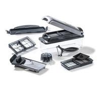 Genius Nicer Dicer Smart Mandoline 6 en 1 Multifunction Professionelle Trancheuse couper- / rape- / eplucher- / cubes- / quartier- / spirales- / manger- / legumes slicer cuisine G