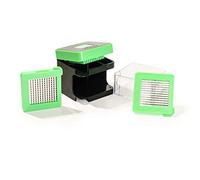Genius Nicer Dicer Spicy A34155 Coupe-légumes 4 pièces Trancheuse à oignons Vert