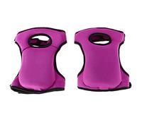 Genouillères Professionnelles pour Le Travail, la Construction de Jardinage Genouillères pour Hommes et Femmes avec Coussin en Gel épais Double Sangles et Clips Réglables (Violet)