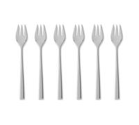 Gense Fourchette à gâteau Fuga Lot de 6 Acier inoxydable
