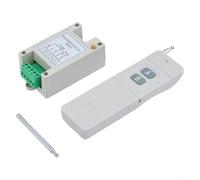 Genset Module de commande à distance 2 voies pour générateurs diesel, récepteur large tension 12 V/24 V CC avec télécommande sans fil 433 MHz et clé