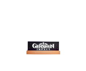 Genshin impact Panneau lumineux logo - Noir