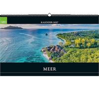 GEO Meer 2027: Wandkalender 58x36 cm mit 12 Meeresfotografien, deutschem Kalendarium und Spiralbindung