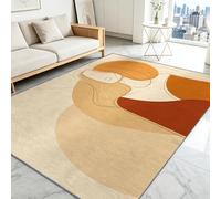 Géométrie abstraite Tapis Lavable Machine Salon 120 x 170 cm Antidérapant Poil Bas Résistant Silhouette du corps féminin Motif Chambre Cuisine Entrée Salle Détente Dessous Lit Dortoir Décoration