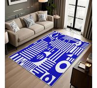 Géométrique Tapis Salon 160x230 - Motif Soleil Arche Abstrait Tapis à Poils Courts Doux Antidérapant Grand - Lavable en Machine - pour Chambre à Coucher Cuisine Salle à Manger G9m24j118