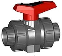 Georg Fischer GF Robinet à boisseau sphérique 546, PVC-U/EPDM, d 110, manchon, 1 pièce.