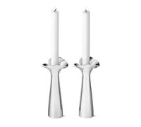 Georg Jensen Bougeoir Bloom Botanica Lot de 2 Acier inoxydable