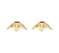 Georg Jensen Bougeoir de l'année 2022 2 pièces Plaqué or