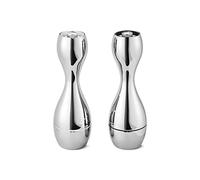 Georg Jensen Cobra Ensemble moulin à sel et poivre en acier inoxydable