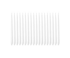 Georg Jensen Cobra Hanukkah bougies - lot de 18 Blanc
