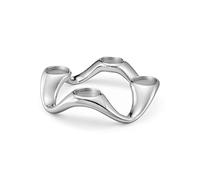 Georg Jensen Cobra Lot de 4 Porte-Bougies en Acier Inoxydable