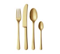 Georg Jensen Coffret cadeau couverts Copenhagen 4 pièces Doré mat
