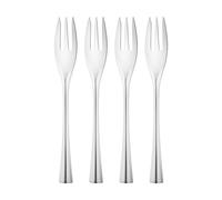 Georg Jensen Fourchette à gâteau Cobra - lot de 4 Acier inoxydable