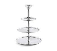 Georg Jensen GJ 170612 Présentoir à gâteaux, Acier Inoxydable, Acier Inoxydable, 26,4 x 26,4 x 35,2 cm