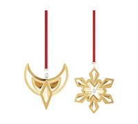 Georg Jensen Ornements de Noël 2024. 2 pièces Plaqué palladium