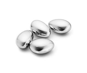 Georg Jensen Pierres à whisky Sky Lot de 4 Acier inoxydable