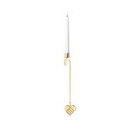 Georg Jensen Porte-bougie pour sapin. cœur 2025 års Alliage de zinc doré