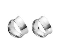 Georg Jensen Rond de serviette Cobra - lot de 2 Acier inoxydable