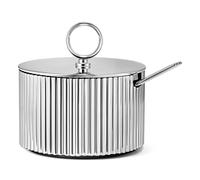 Georg Jensen Sucrier avec cuillère Bernadotte Acier inoxydable