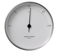 Georg Jensen - Thermomètre KOPPEL 10 cm, acier inoxydable, cadran blanc
