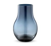 Georg Jensen Vase en verre Cafu bleu petit. 21.6 cm