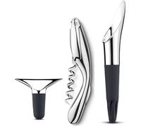 Georg Jensen - WINE - Pack de 3 (Tire-bouchon, bouchon et bec verseur)